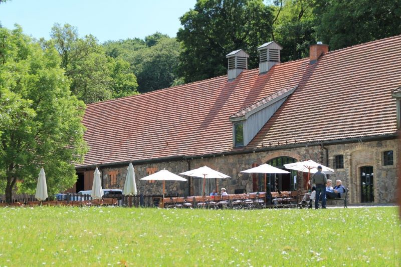 Aussenansicht Klostercafe manjse
