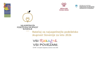 4. Nacionalni natečaj za najuspešnejšo podeželsko skupnost pod sloganom »„Vsi različni. Vsi povezani.“«