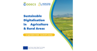 Spletna delavnica: Trajnostna digitalizacija v kmetijstvu in na podeželju, 16. 4. 2024