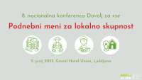 Konferenca »Podnebni meni za lokalno skupnost«, Ljubljana, 2. 6. 2023