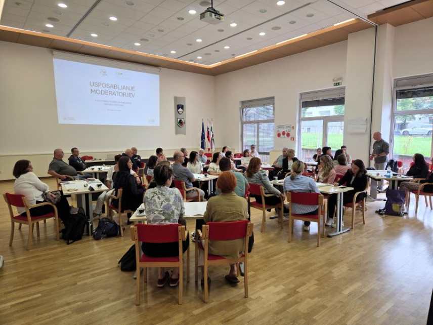 Usposabljanje moderatorjev regijskih srečanj