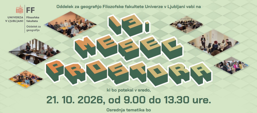 13. Mesec prostora - 21. 10. 2026